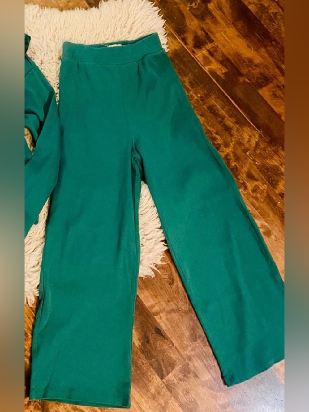 Noble (like PACT) Teal Women's lounge pants- 98% organic cotton